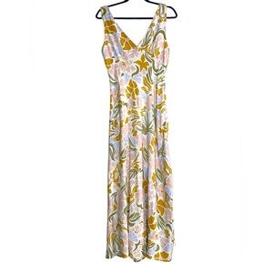 Paper Hearts Elegant Floral Print Maxi Dress